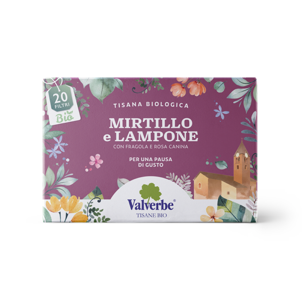 Tisana Mirtillo e Lampone – Valverbe-30g-20 Filtri