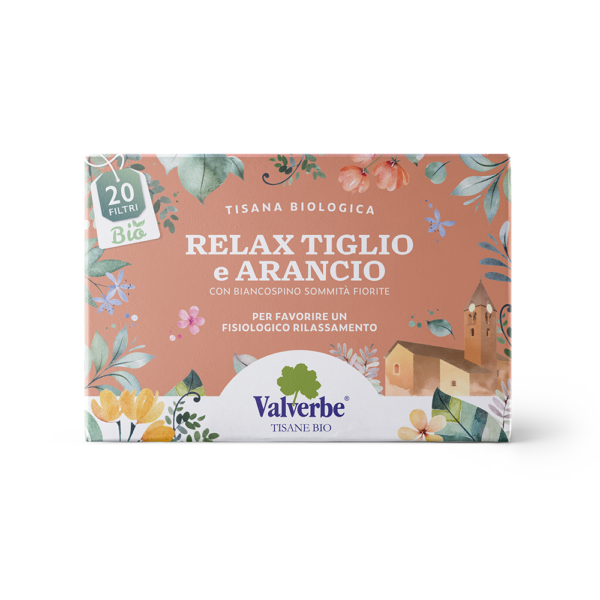 Tisana Relax Tiglio e Arancio – Valverbe-20g-20 Filtri